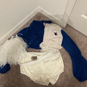 Dallas cowboy cheerleader costume size 1x